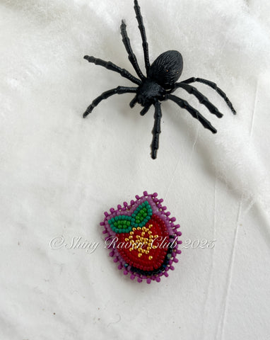 Spooky Strawberry Brooch