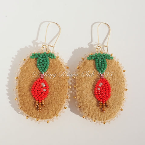 Rose Hip Earrings